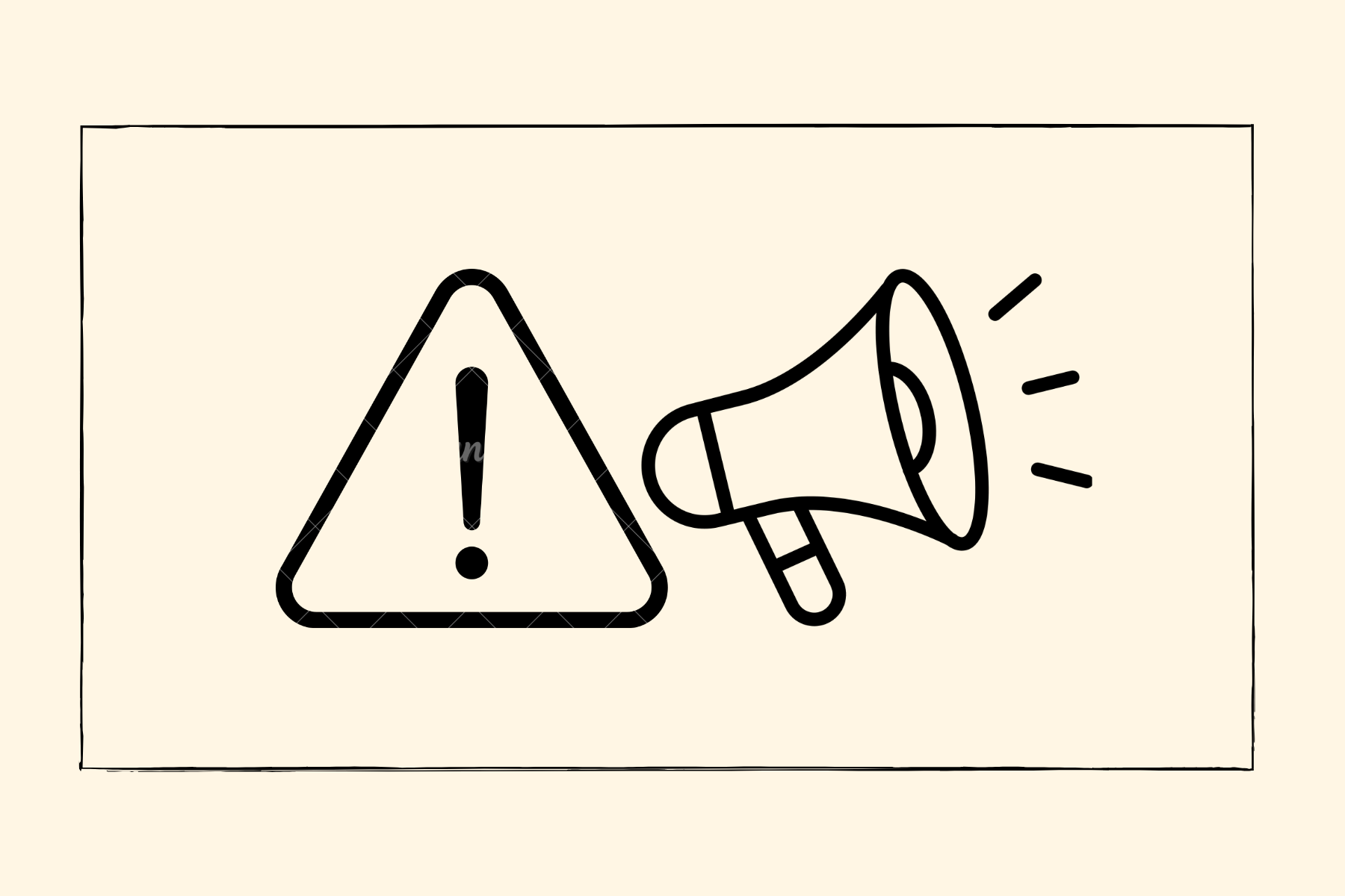 Immagine: Attenzione - avviso