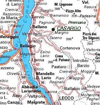 Immagine: Cartina Casargo