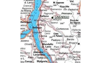 Immagine: Cartina Casargo